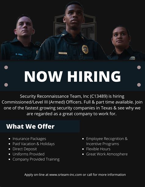 Grand Prairie, TX 75052. . Security guard hiring